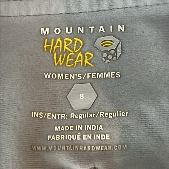 Mountain Hard Wear  Yuma Hiking Pants Womens Size 8 Tan Cargo - Picture 3 of 11